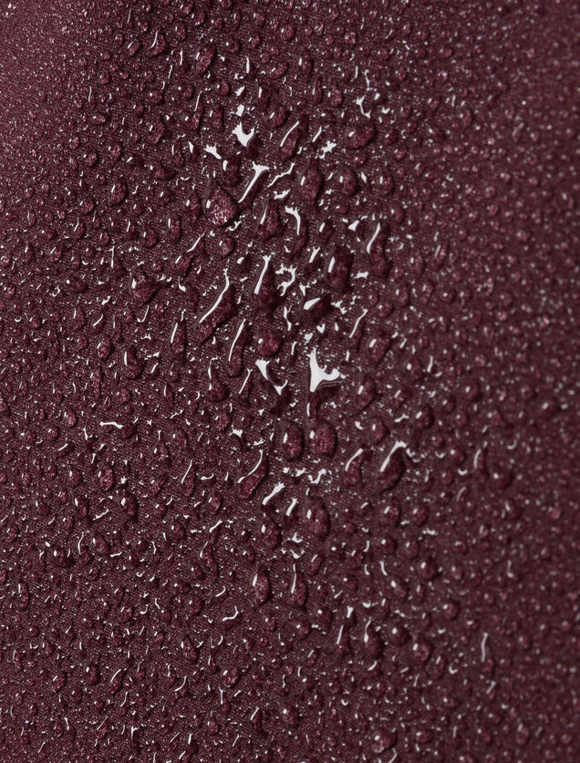 Blouson à capuche doublé en sherpa