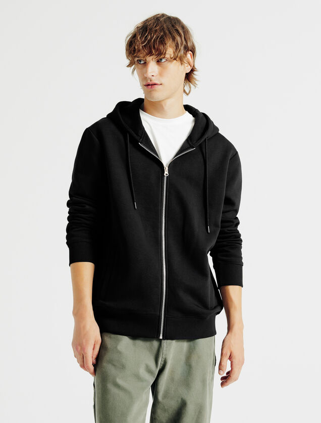 Sweat &agrave; capuche zipp&eacute;