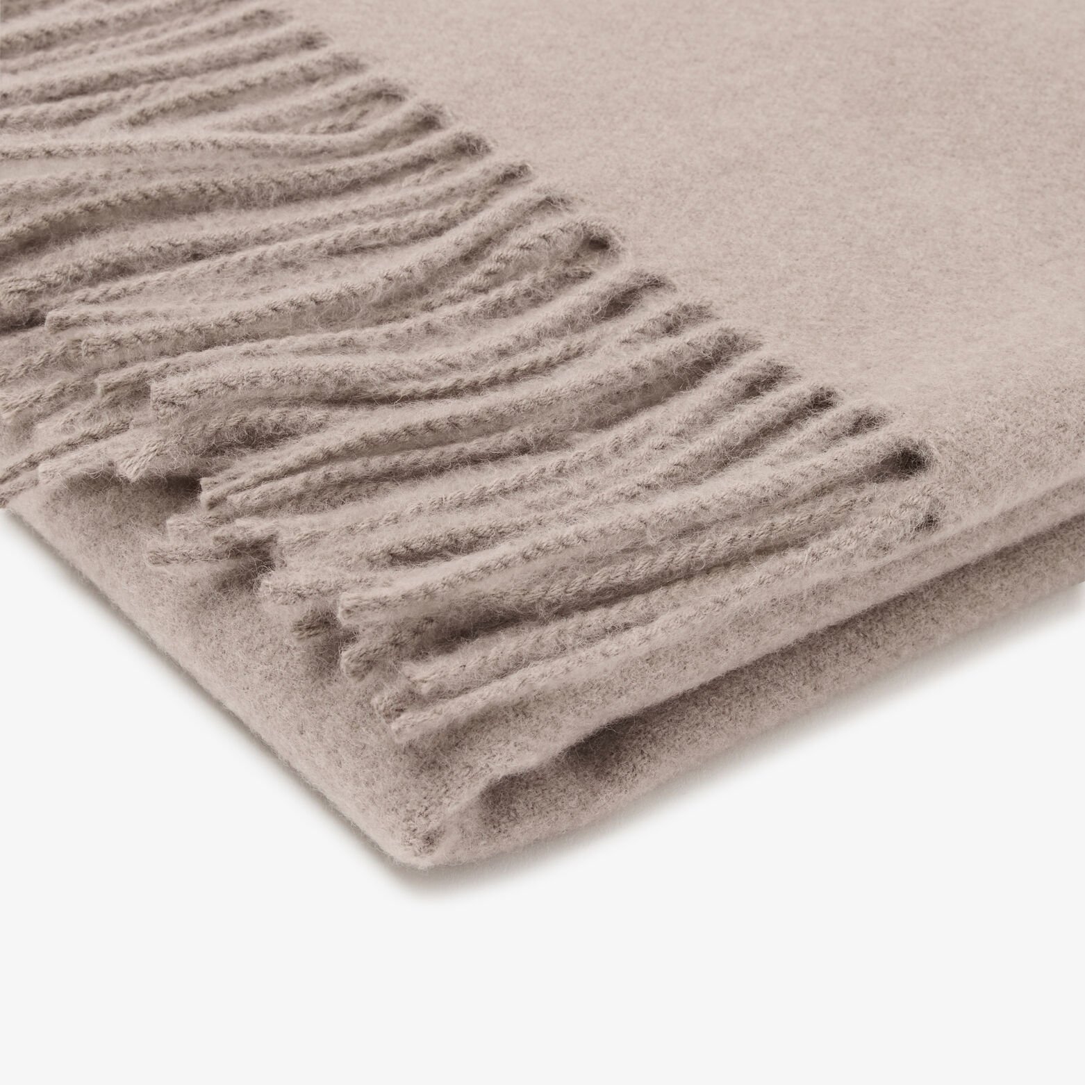 Effen sjaal met zacht aspect