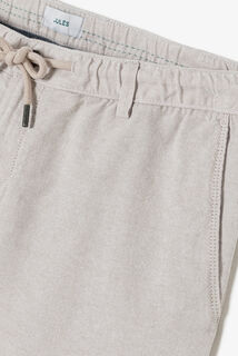 Bermuda uni en coton lin