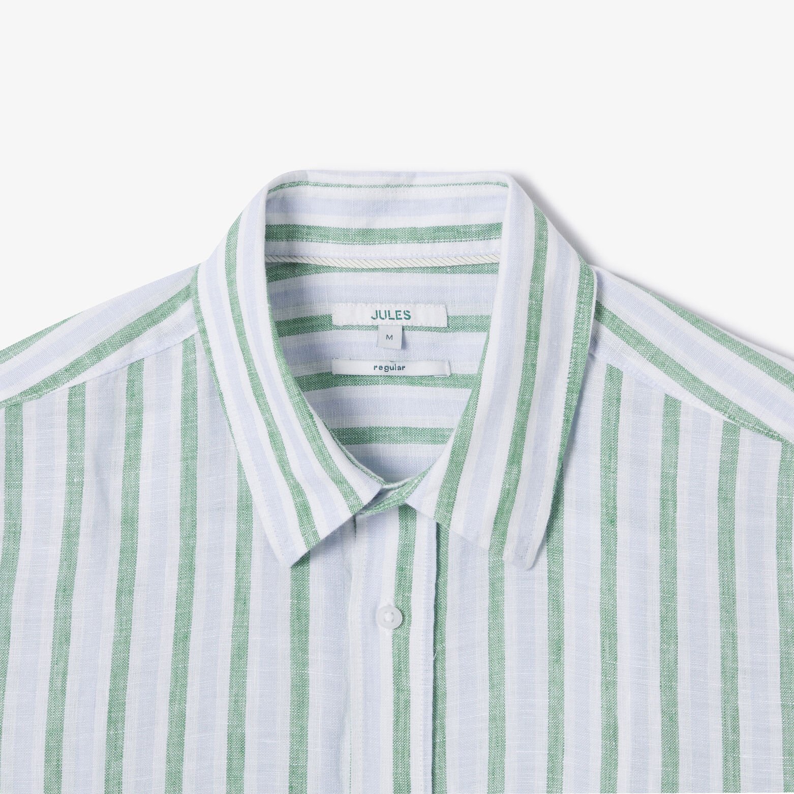 Chemise 100% lin ray&eacute;e