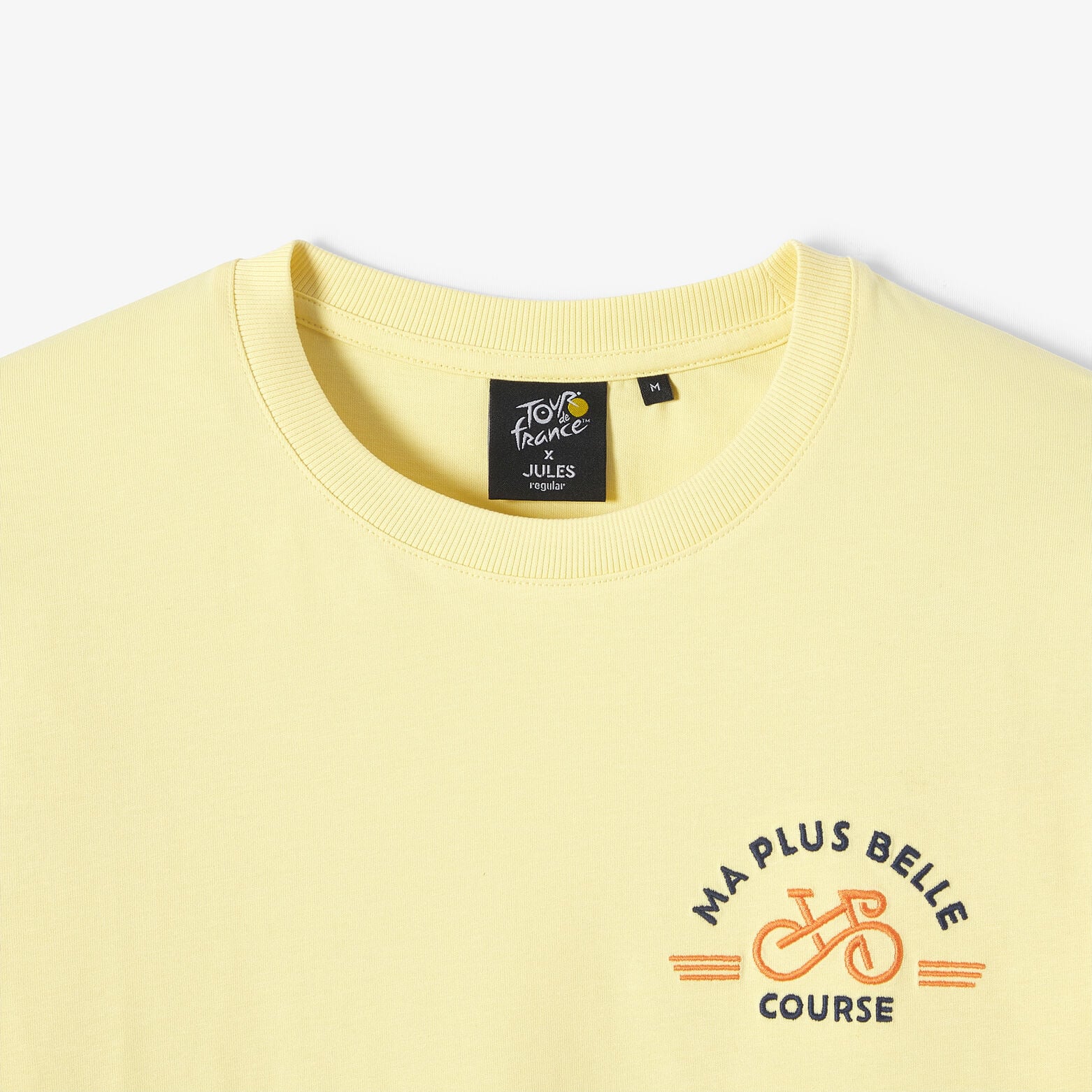 Tee shirt brod&eacute; licence Tour de France