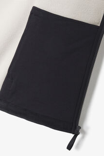 Veste zipp&eacute;e en sherpa contrast&eacute;e