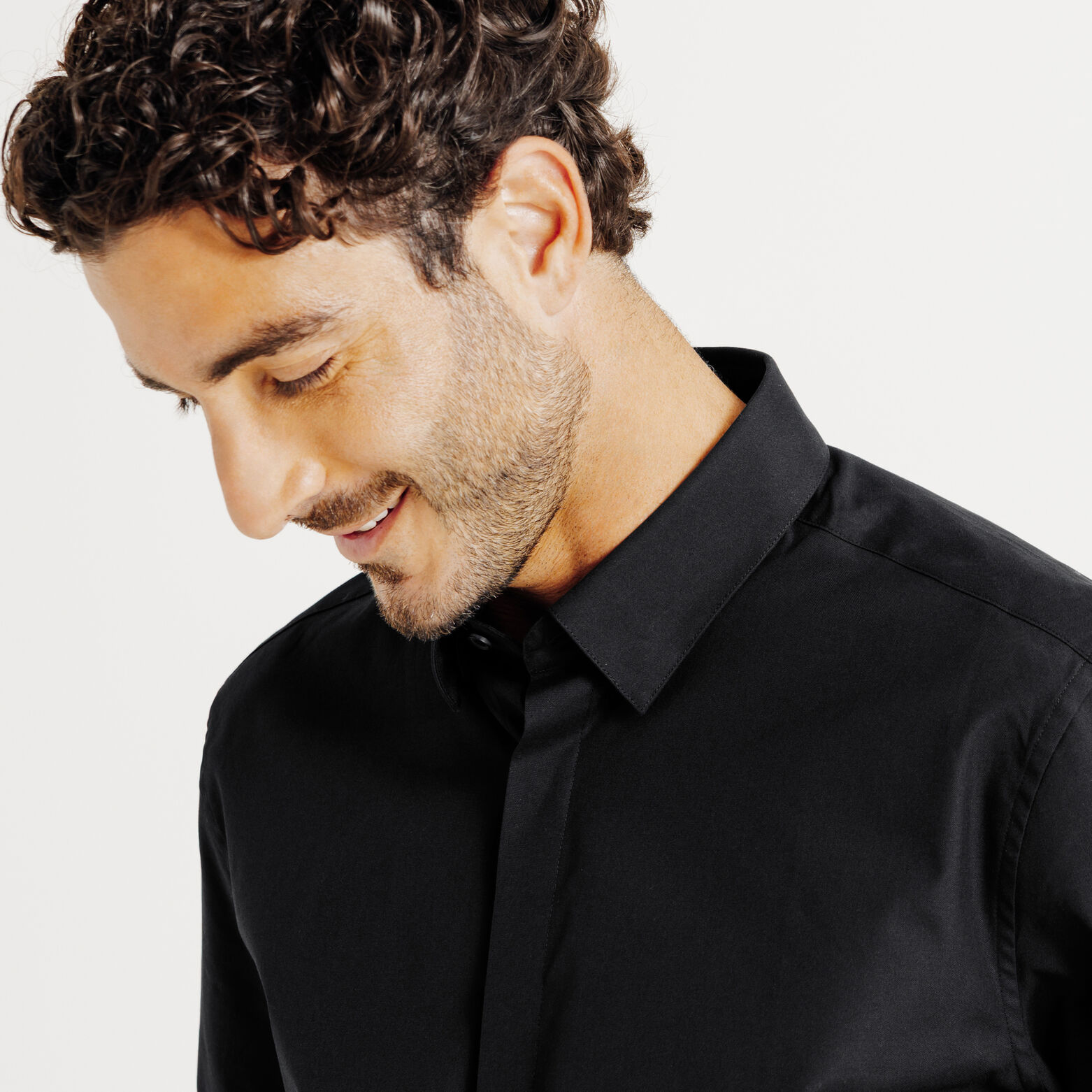 Chemise en coton slim