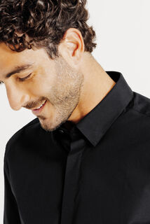 Chemise en coton slim