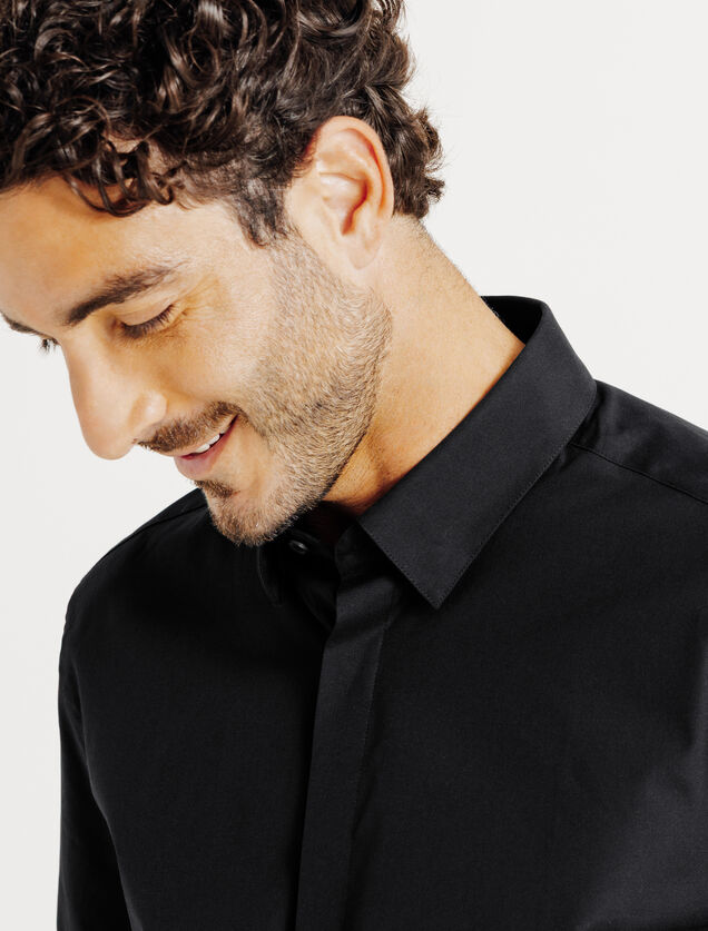 Chemise en coton slim