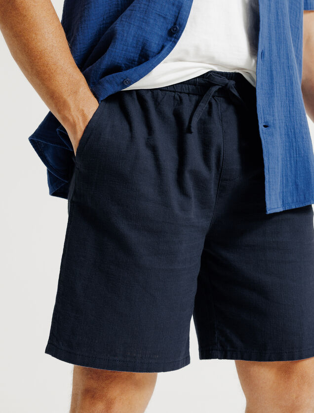 Bermuda taille élastiquée