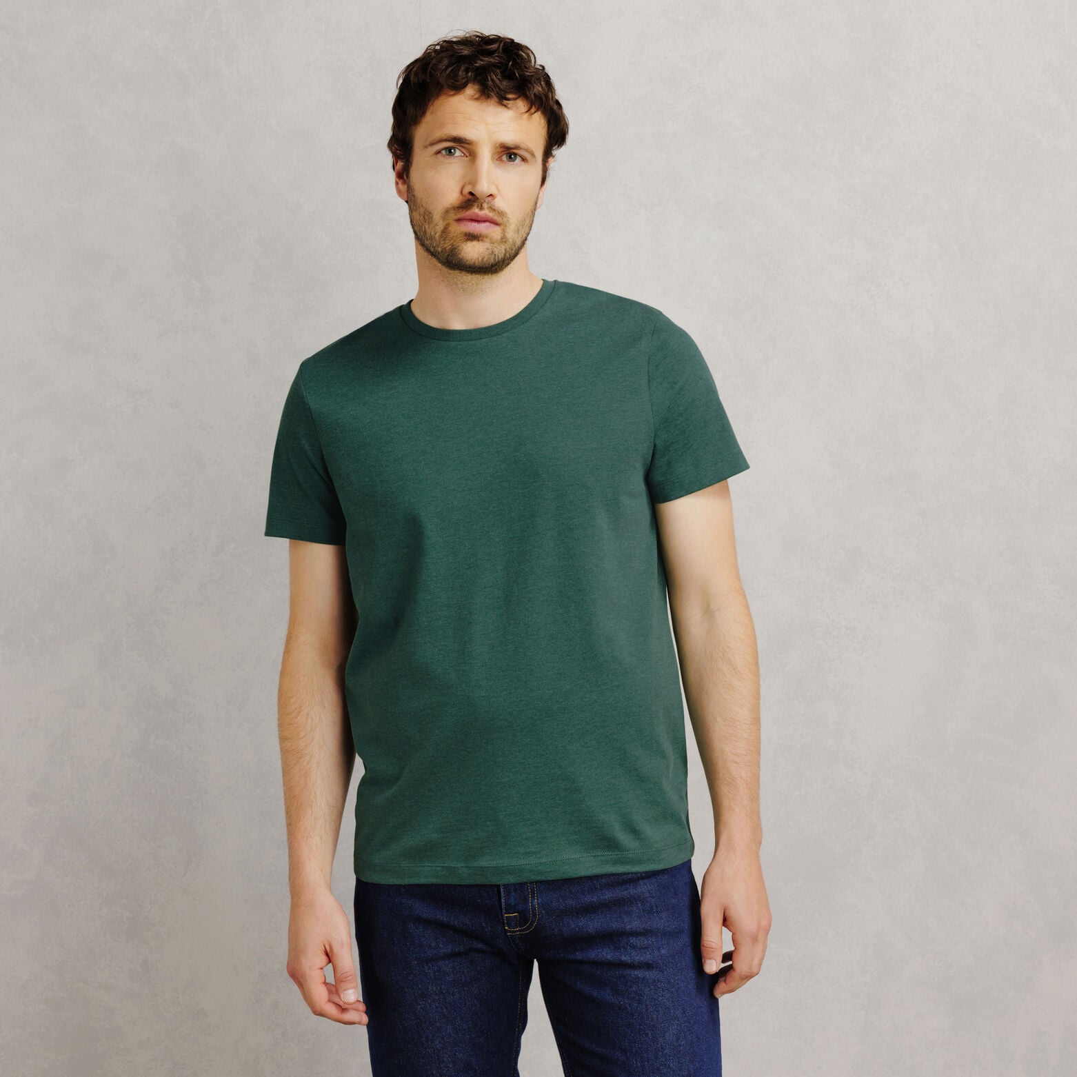 Tee shirt col rond en coton