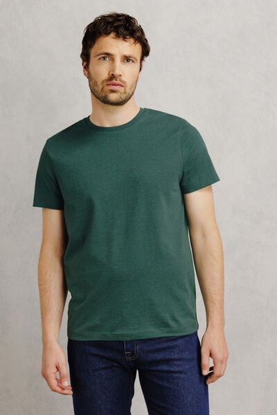 Tee shirt col rond en coton