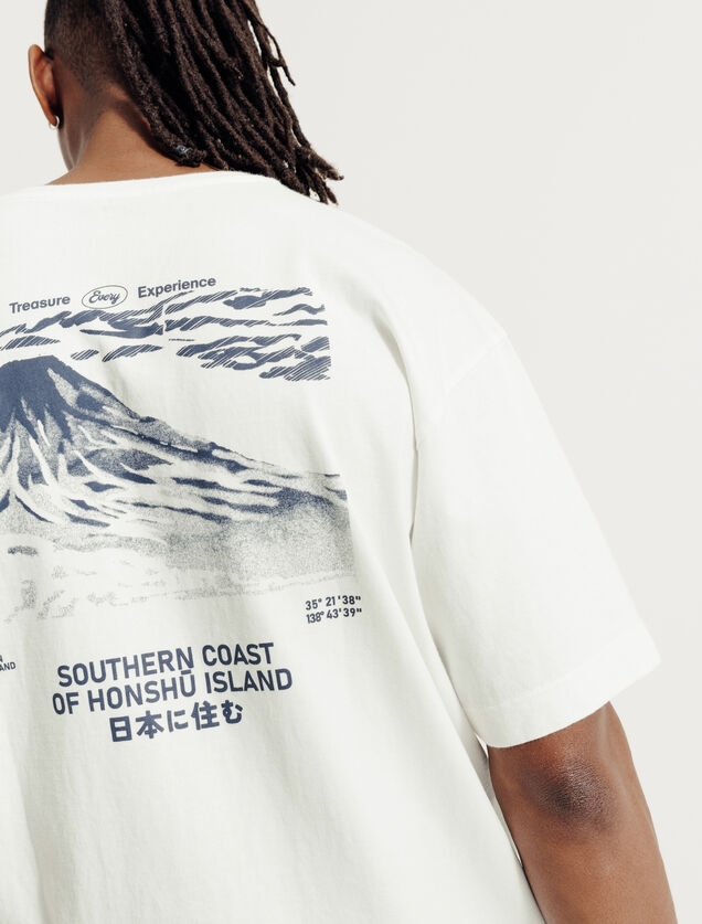 Tee shirt imprim&eacute; devant et dos