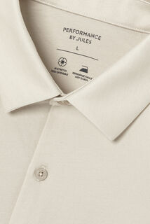 Chemise en maille coton slim