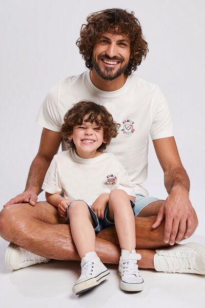 T-shirt speciaal Vaderdag, met borduursel