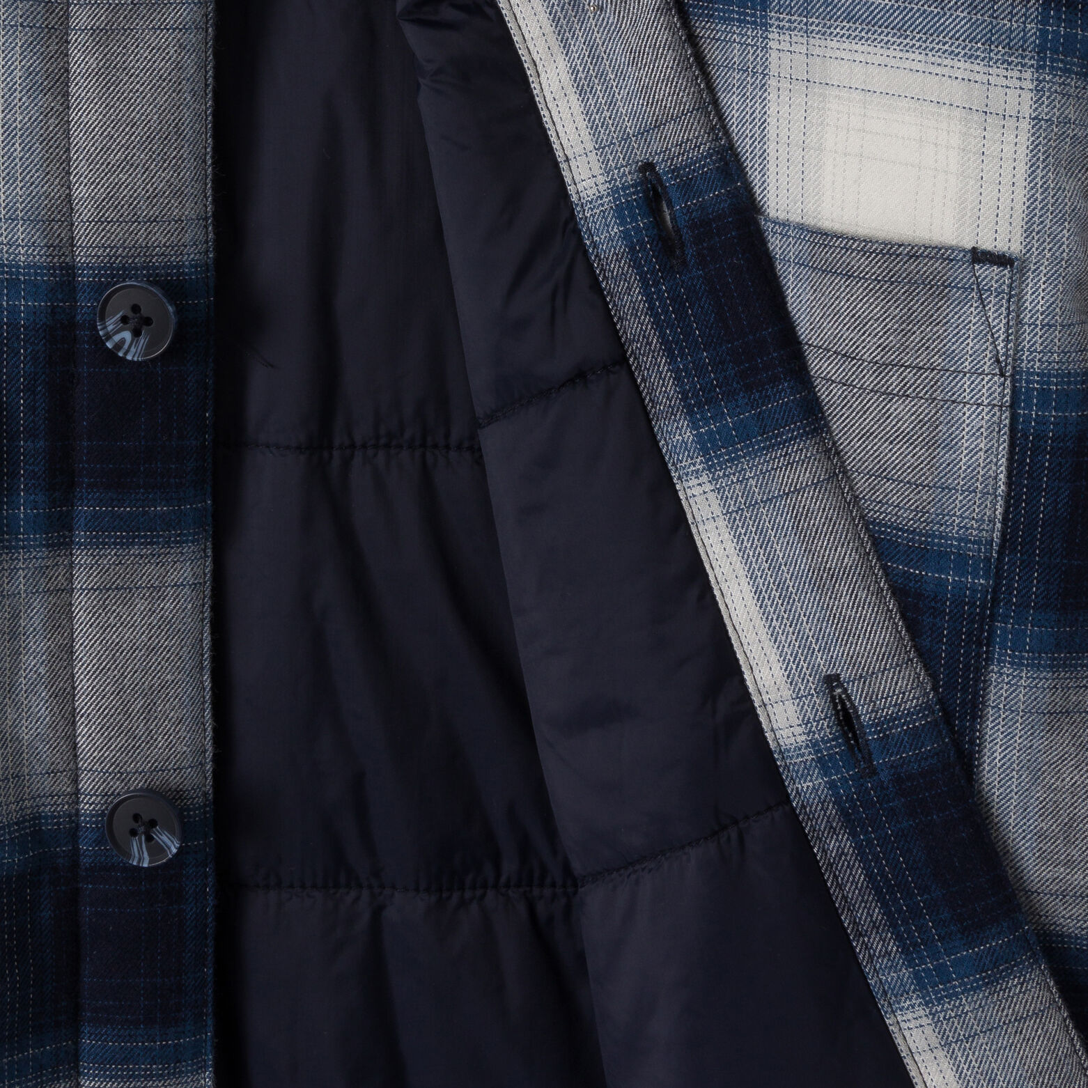 Gevoerd overhemd in katoen