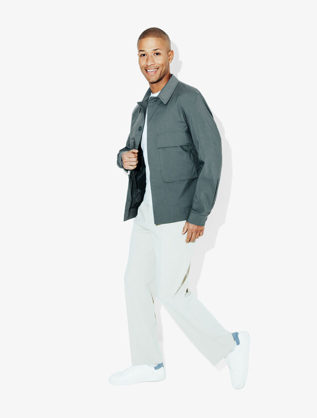 Veste mi-saison col chemise