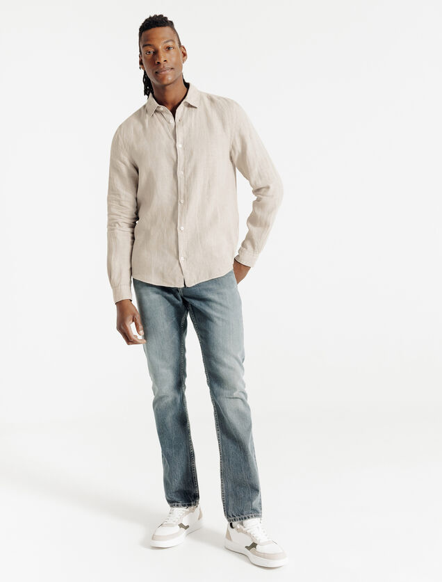 Chemise en lin regular