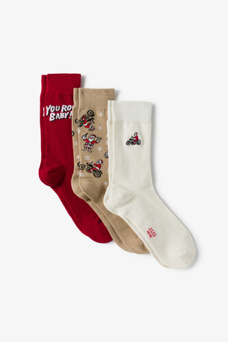 Geschenkbox met 3 paar fantasiesokken