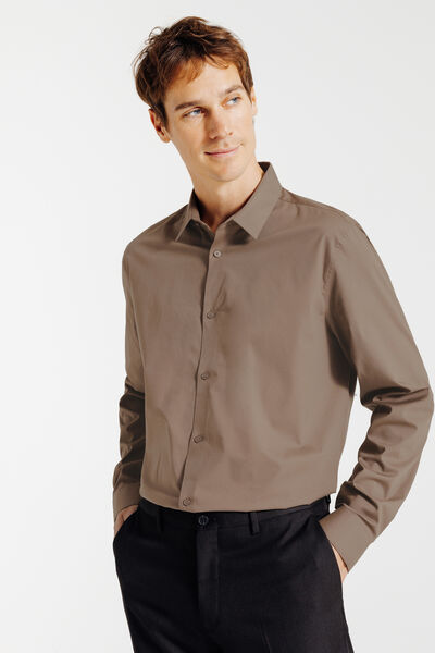 Chemise regular unie