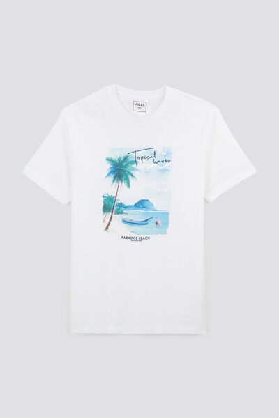 Tee shirt imprim&eacute; plac&eacute; paysage