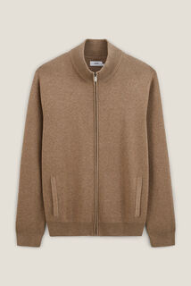 Gilet zipp&eacute; col montant
