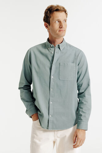 Chemise en coton unie