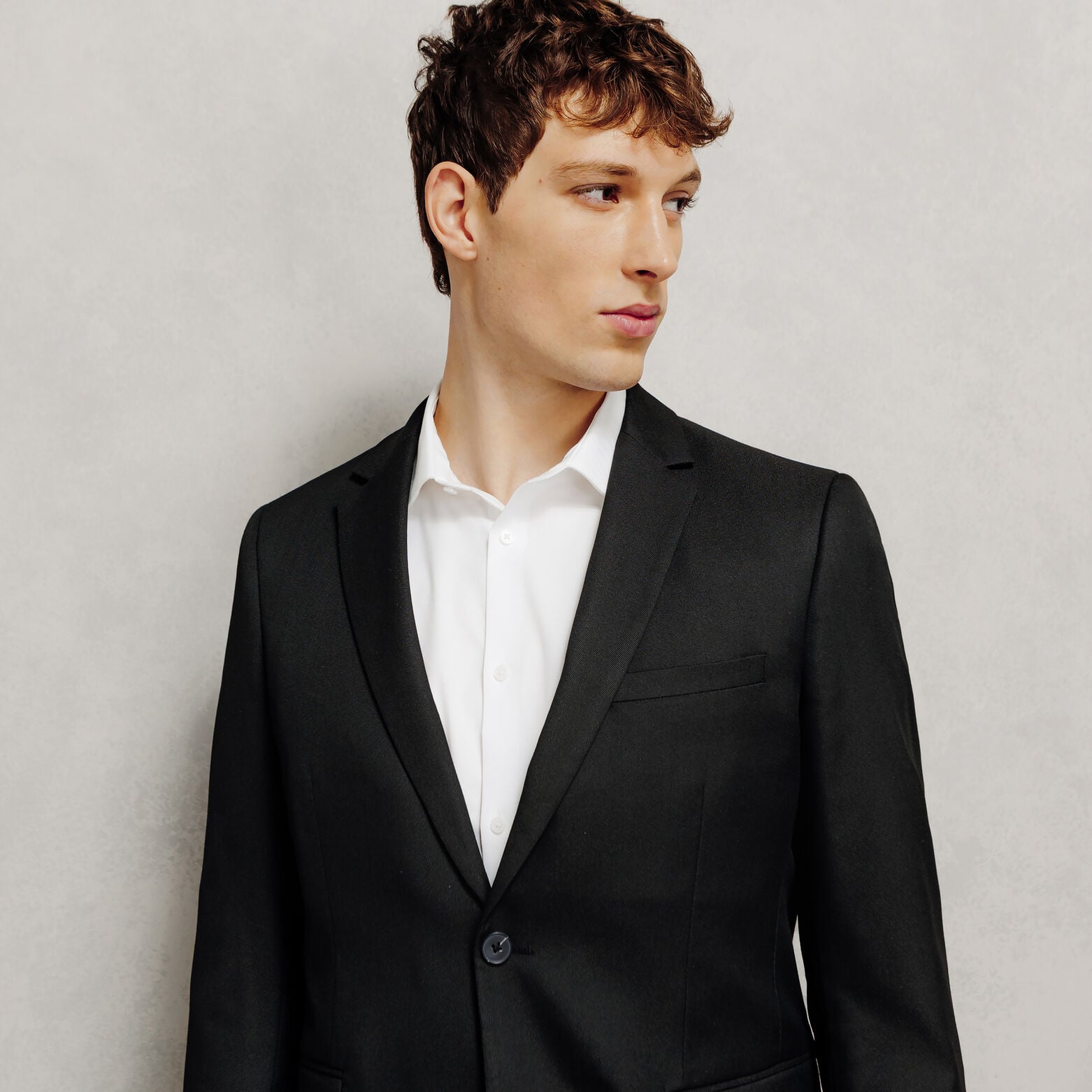 Slim fit kostuumvest  