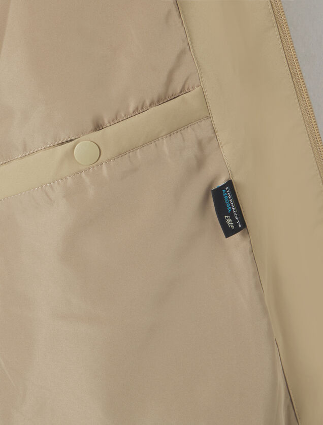 Doudoune zipp&eacute;e &agrave; capuche