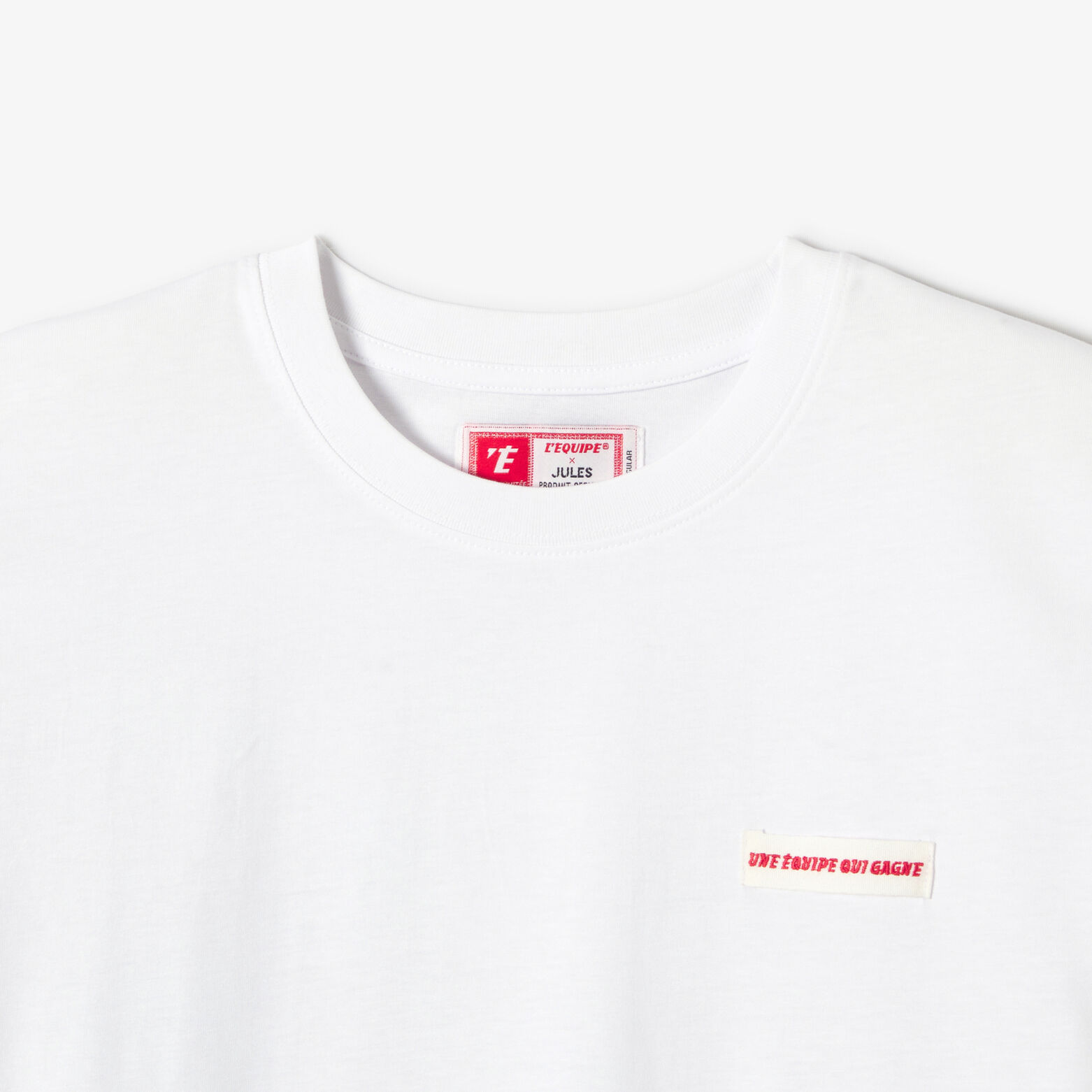 Tee shirt imprim&eacute; dos licence L'&Eacute;quipe