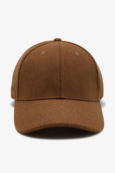 Casquette flanelle unie