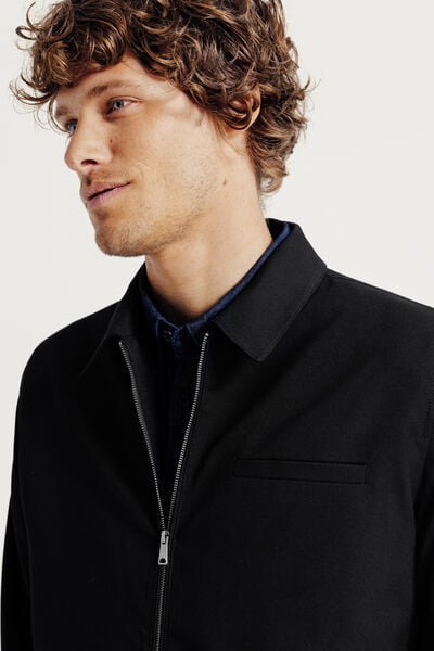 Jasje hemdskraag met rits