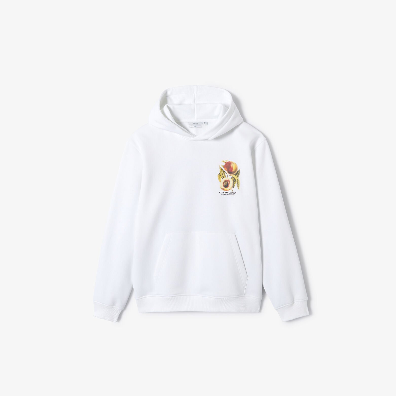 Sweat &agrave; capuche imprim&eacute; japonais devant dos