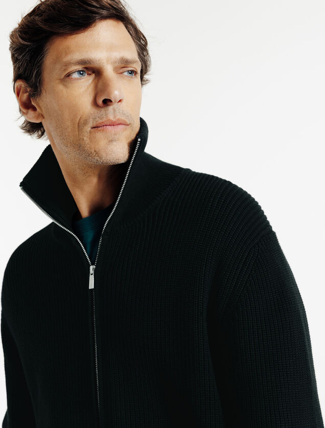 Gilet zipp&eacute; col camionneur