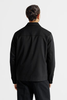 Veste pressionn&eacute;e col chemise