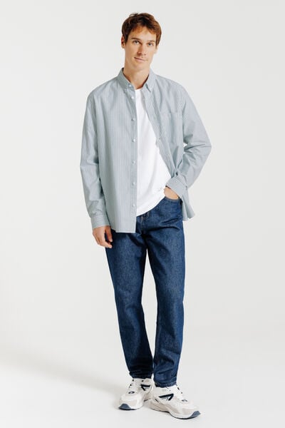 Het perfecte gestreepte hemd in oxfordkatoen