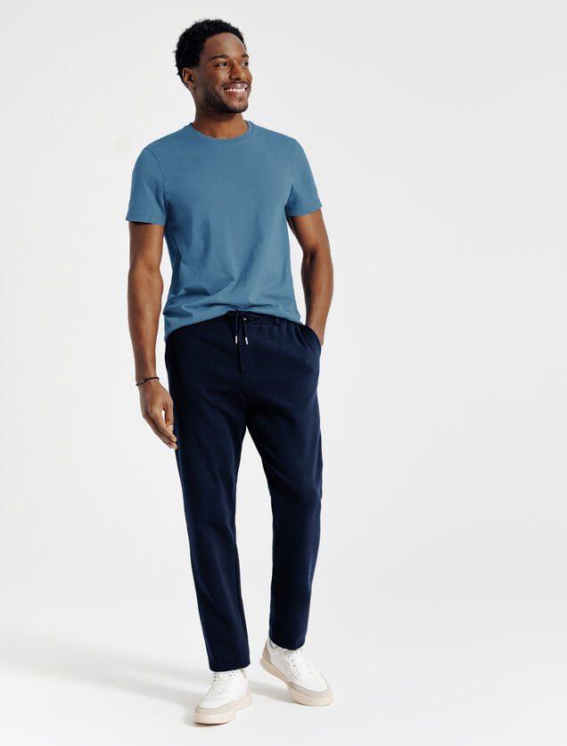 Basic T-shirt met ronde hals