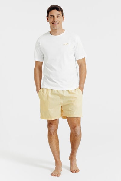 Pyjamaset met gestreepte short