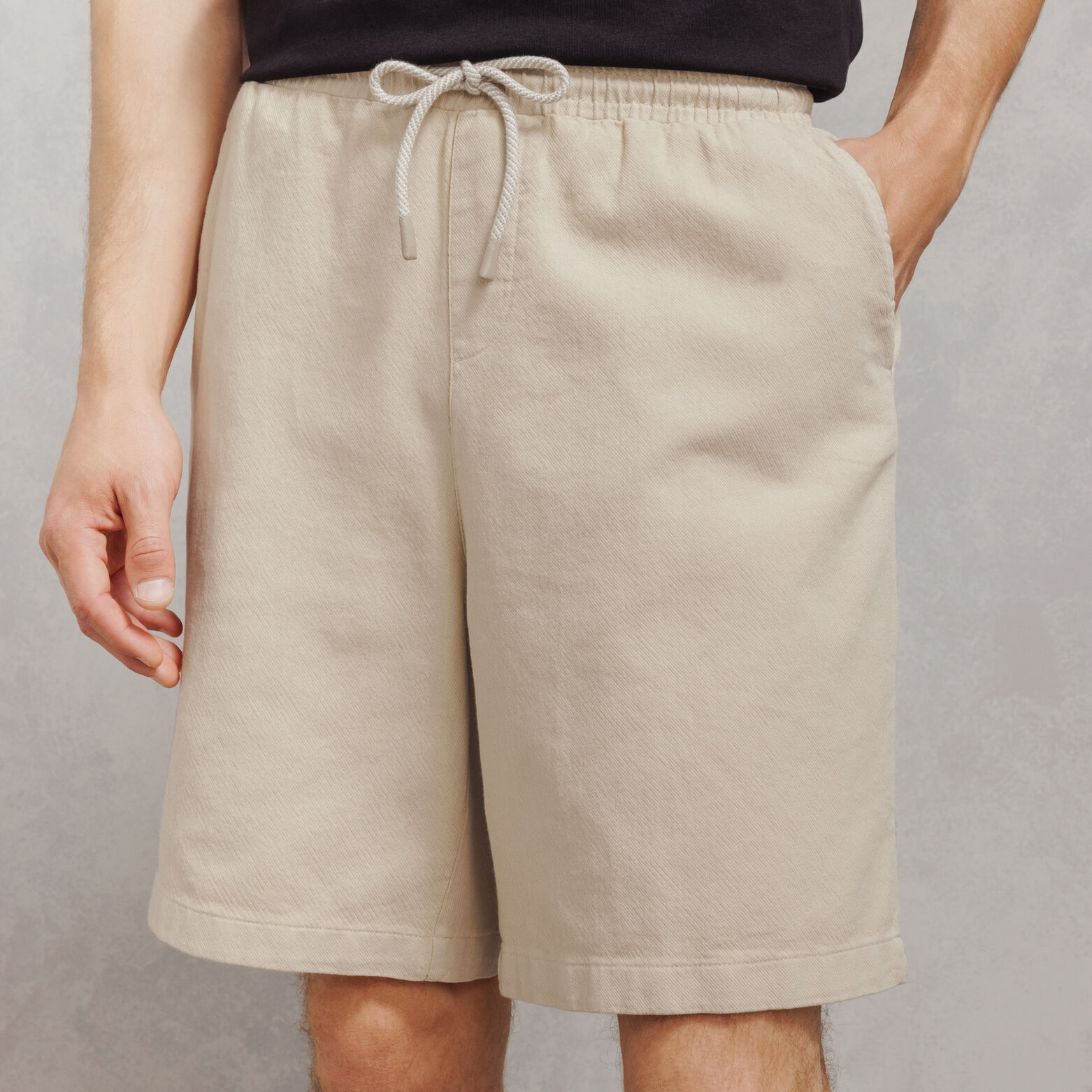 Bermuda taille &eacute;lastiqu&eacute;e