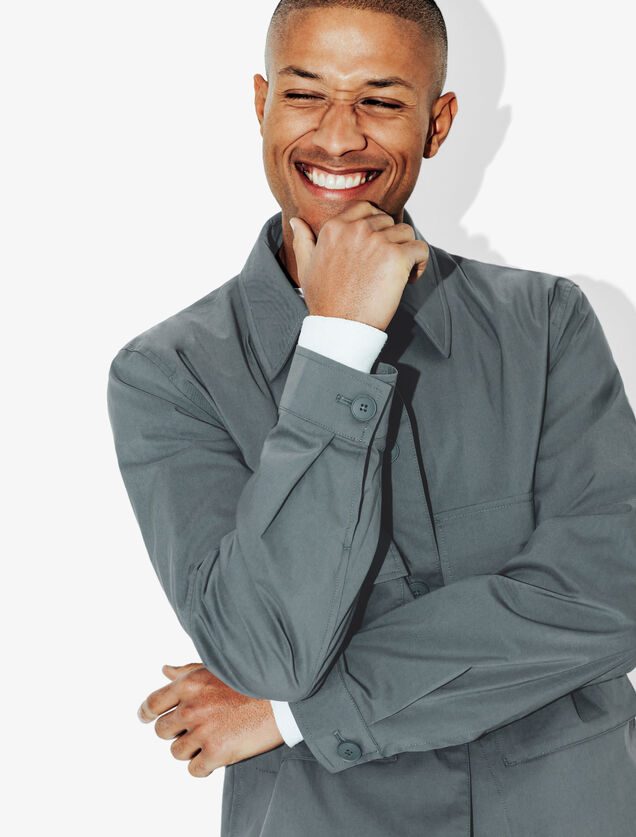 Veste mi-saison col chemise