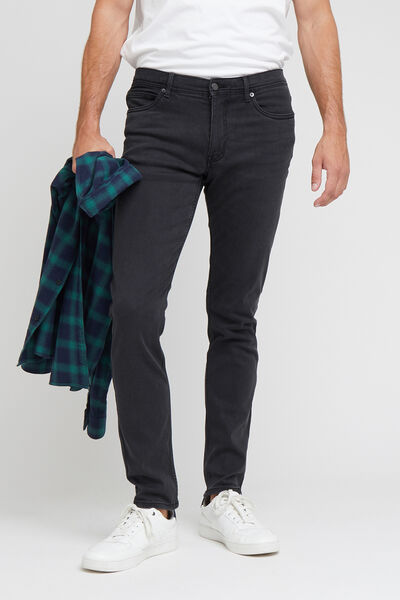 Urbanflex jeans, 4 lengtes, zwart gewassen