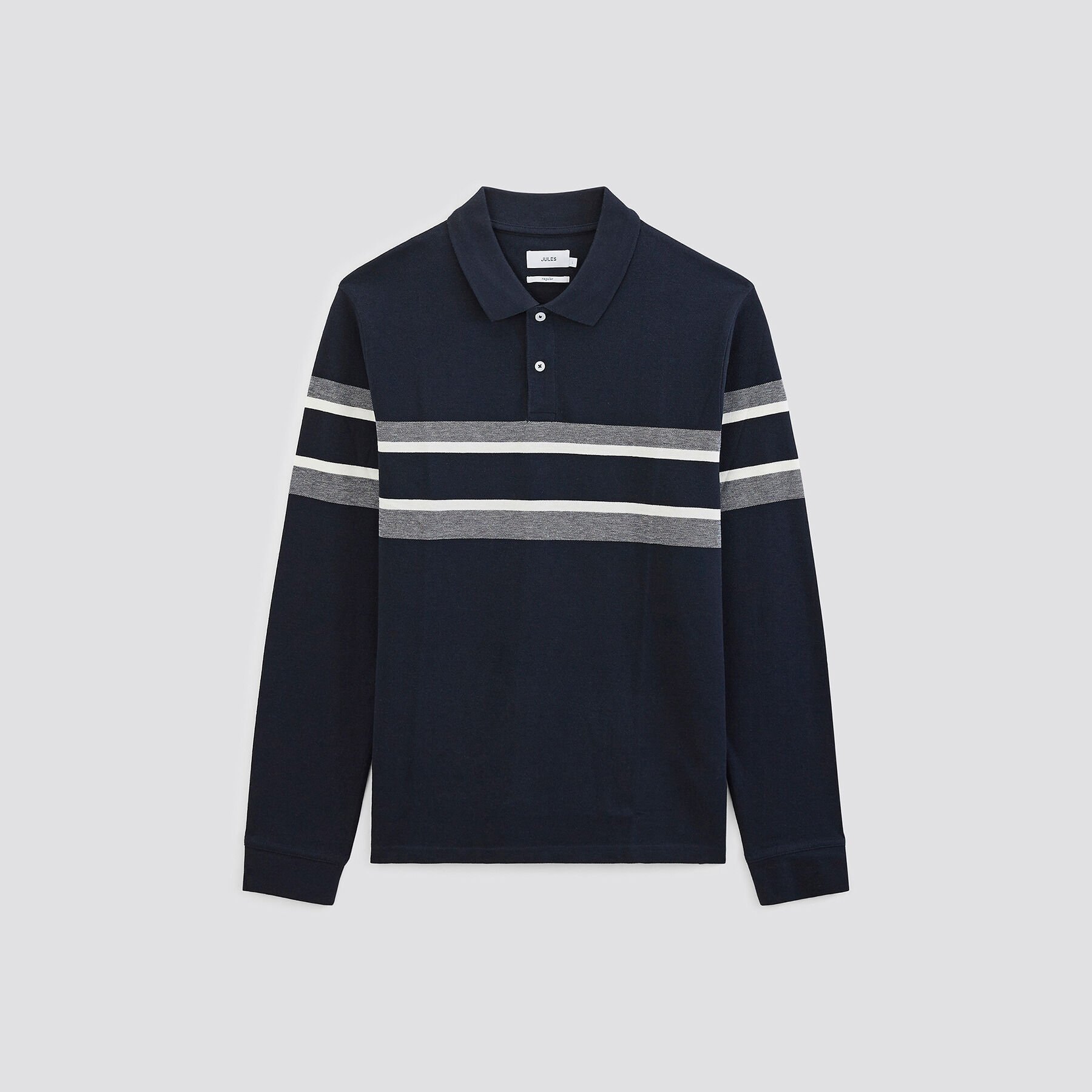 Jules polo shop manches longues