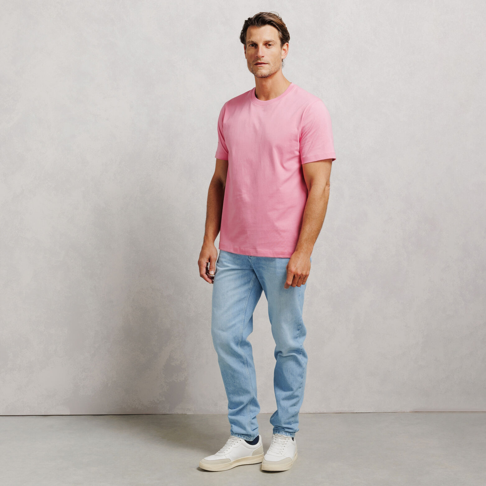Jean tapered toile l&eacute;g&egrave;re