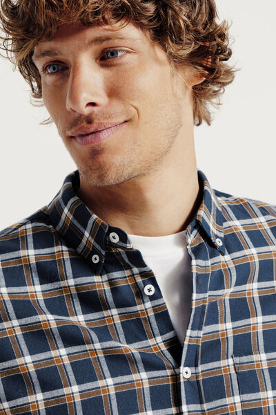 Chemise flanelle à carreaux