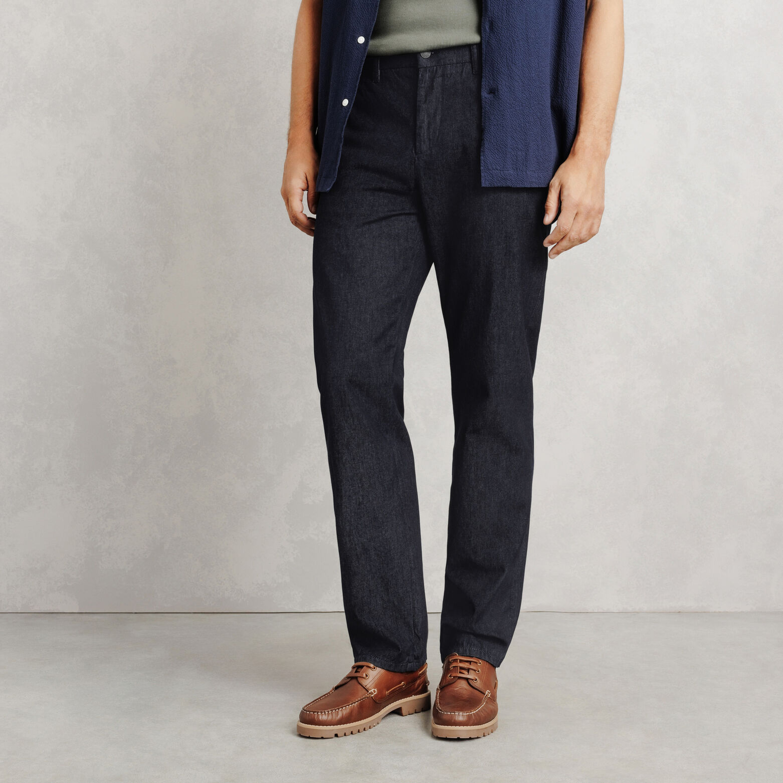 Jean chino loose brut