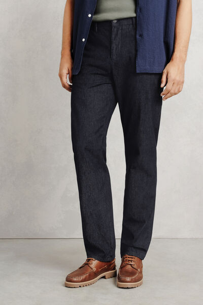 Pantalon Denim Bleu moyen