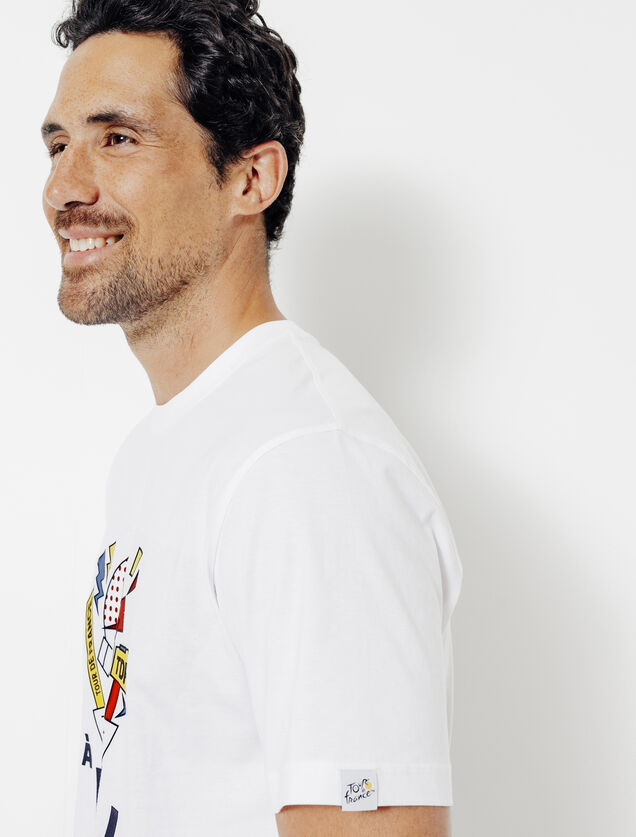T-shirt met ronde hals, licentie Tour de France
