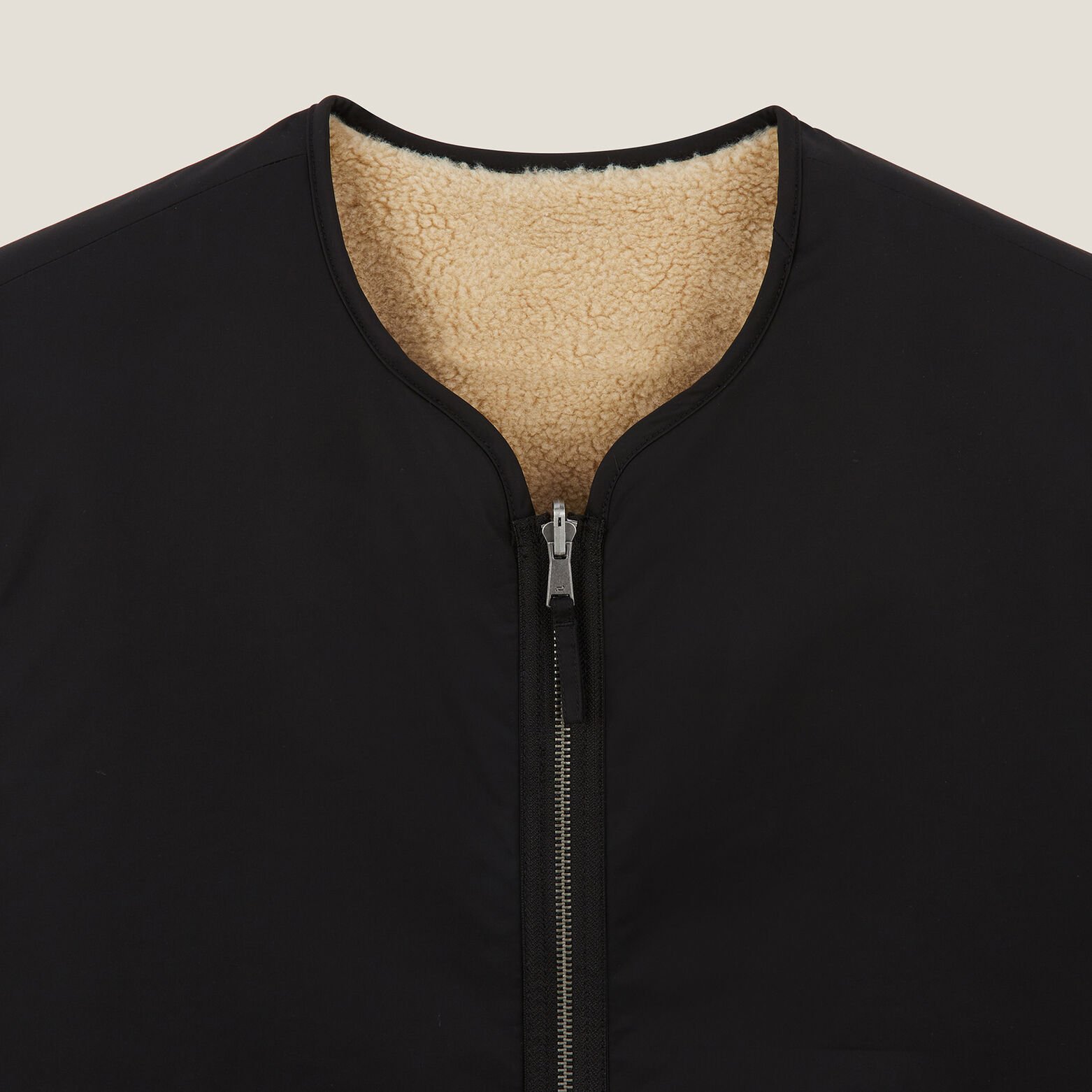 Veste sans manche réversible