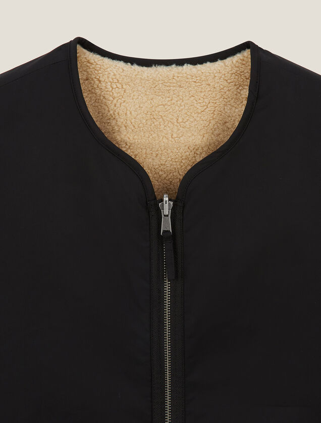 Veste sans manche réversible