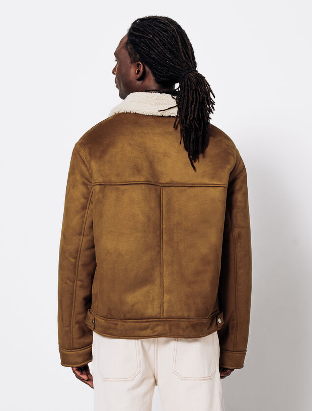 Blouson bombardier en sherpa