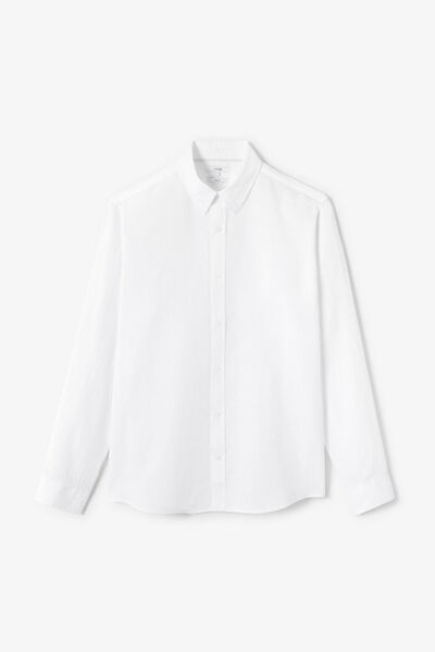 Effen hemd in linnen