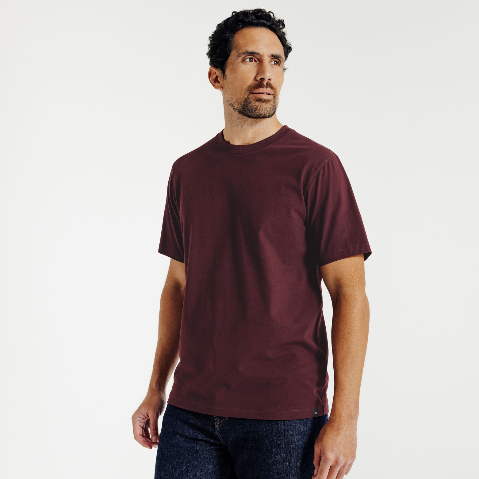 Tee shirt matière douce col rond