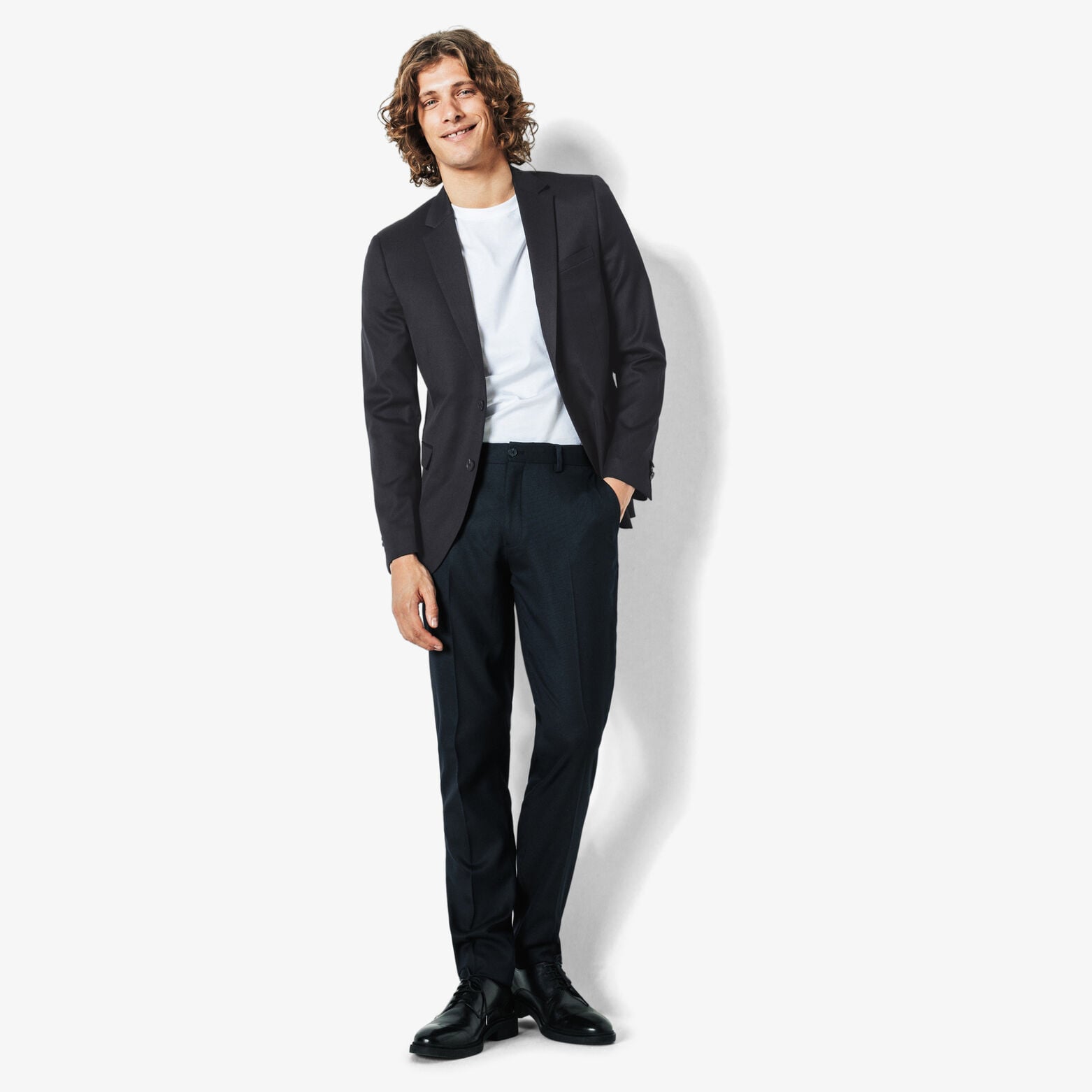 Costume 2 pi&egrave;ces slim - Bleu fonc&eacute;